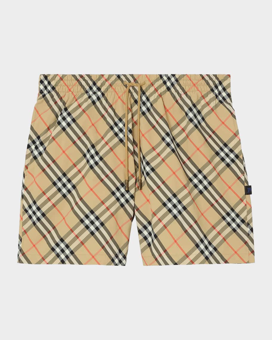 【タグ付き新品未使用】BURBERRY スイムショーツ 3Y 98cm Burberry Men's Check Woven Drawstring Swim Shorts | Neiman Marcus