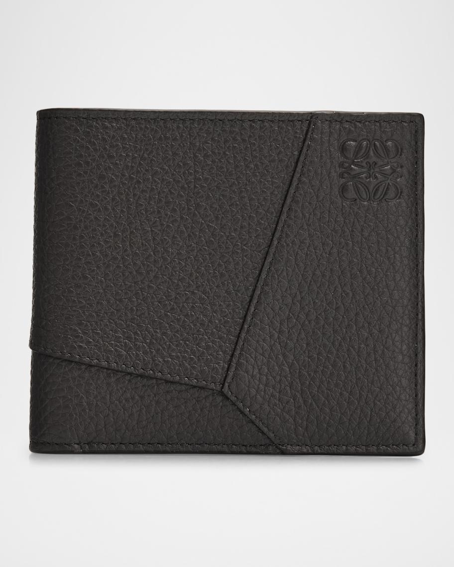 LOEWE Men's Puzzle Leather Bi-Fold Wallet | Neiman Marcus