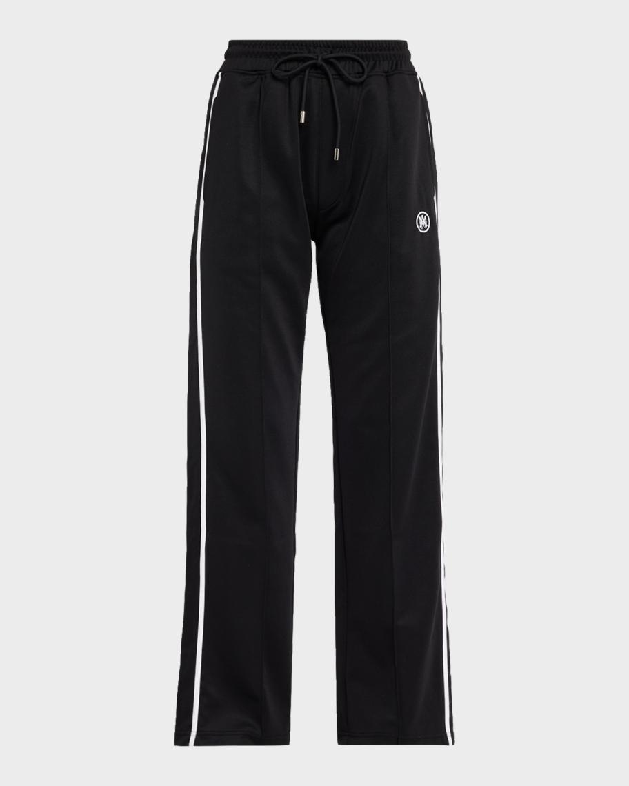 Amiri MA Side Stripe Straight-Leg Drawstring Track Pants | Neiman