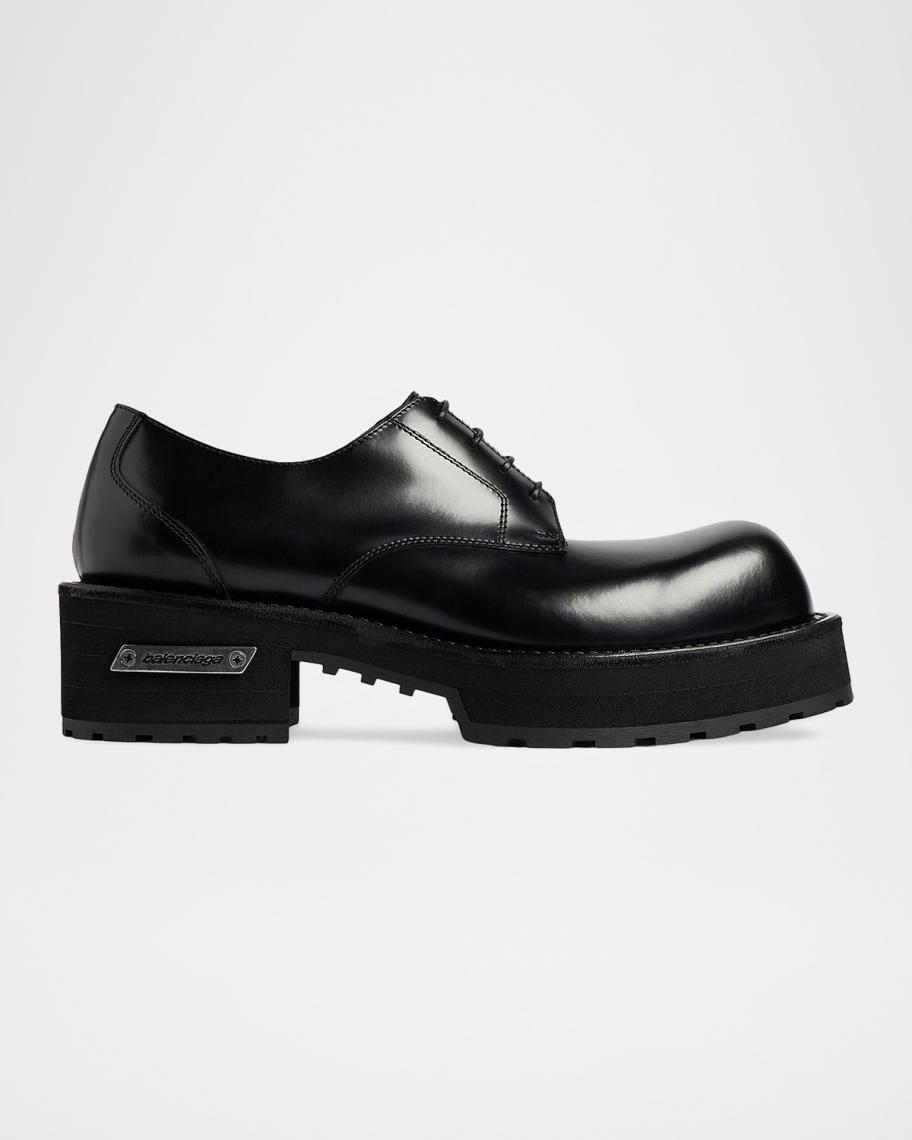 Balenciaga Venom Leather Derbies | Neiman Marcus