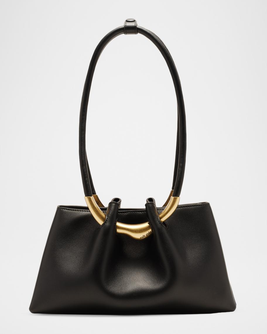アクセサリー _asa Cult Gaia Asa Pierced Leather Shoulder Bag | Neiman Marcus