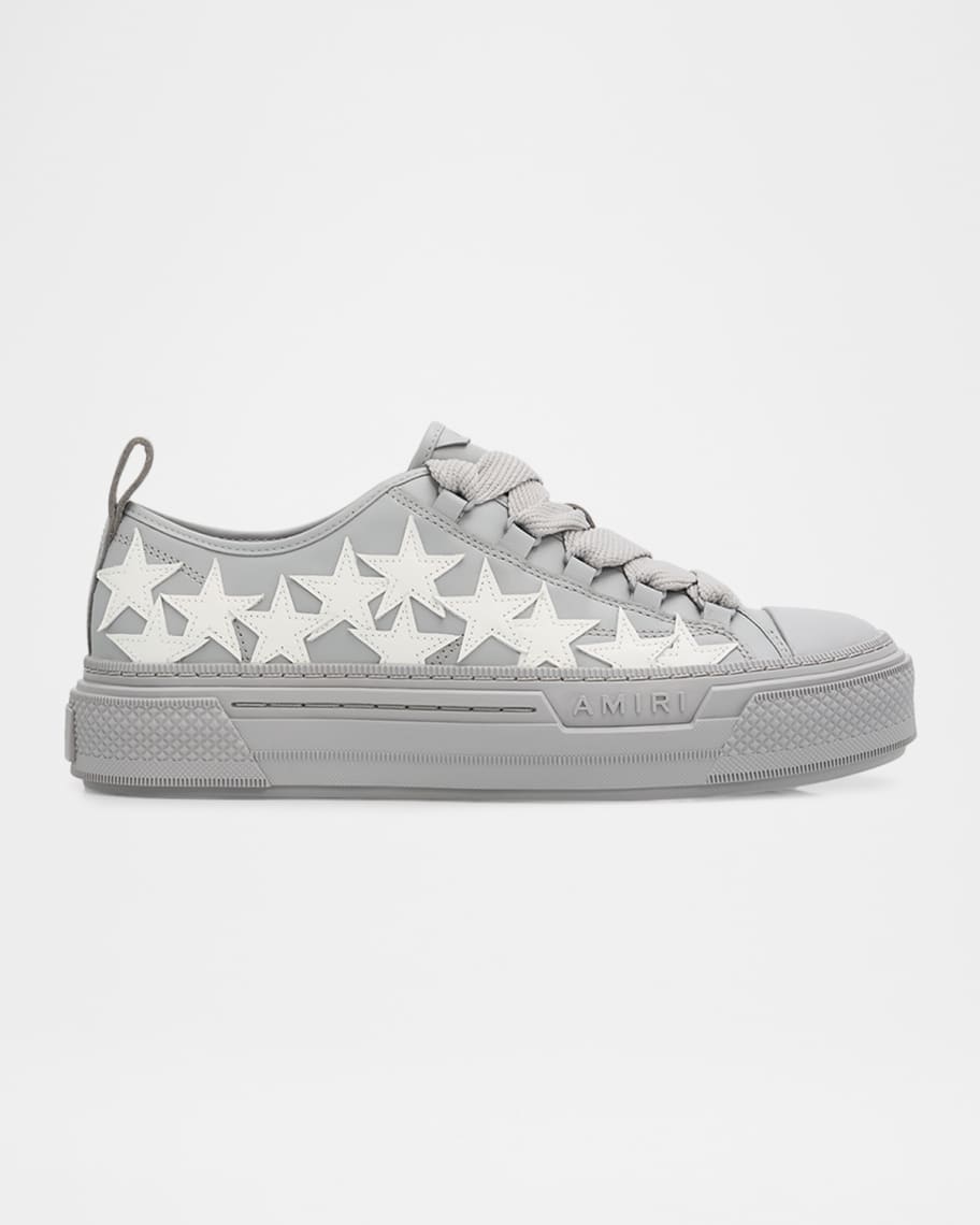 Amiri Men's Stars Court Leather Low-Top Sneakers | Neiman Marcus