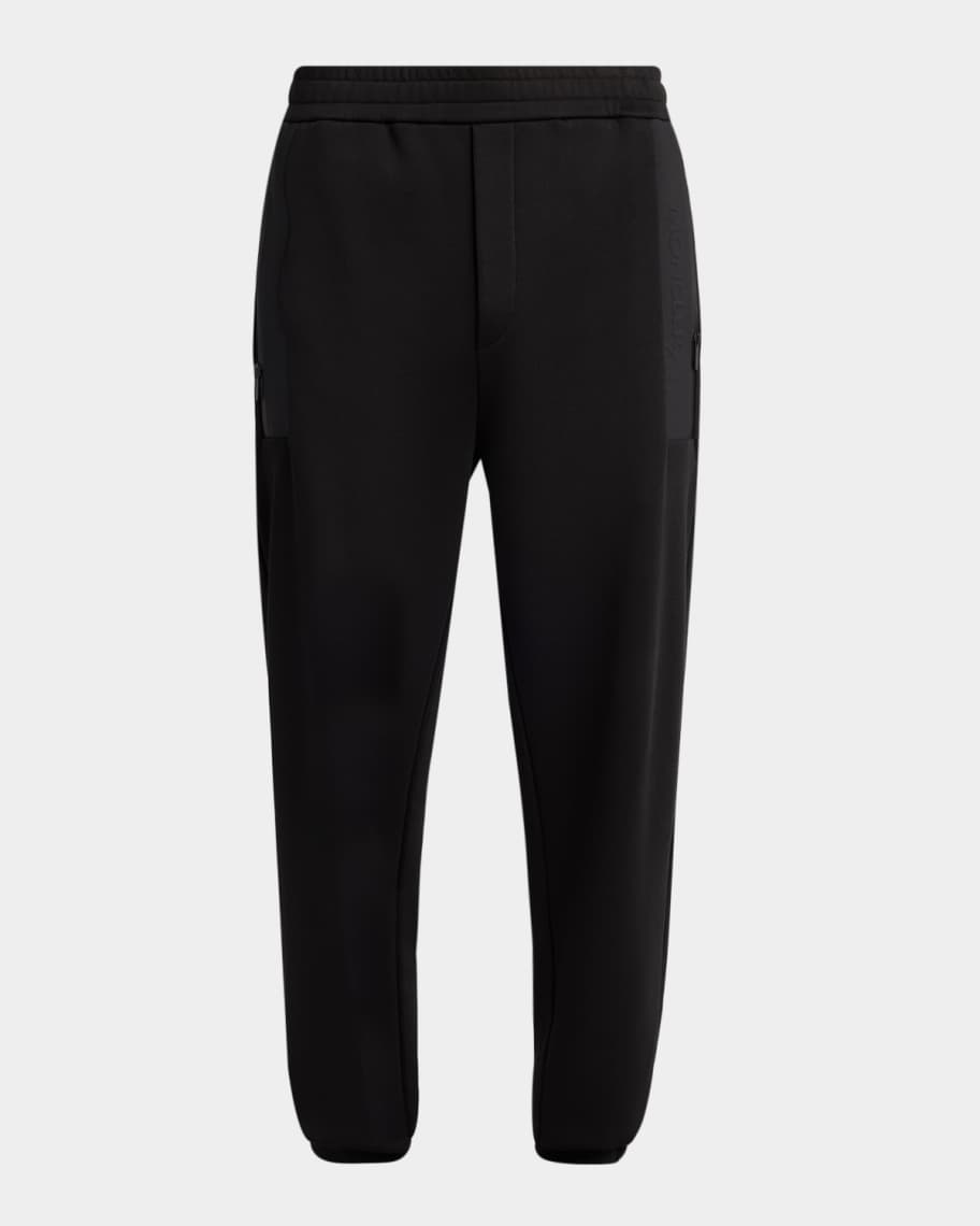 テ*君様 ソ*ア様 MONCLERズボン Moncler Men's Logo-Panel Fleece Sweatpants | Neiman Marcus