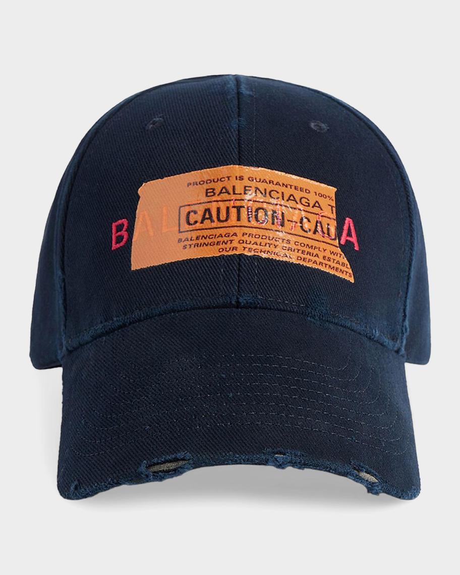 Balenciaga Logo Cotton Baseball Cap | Neiman Marcus