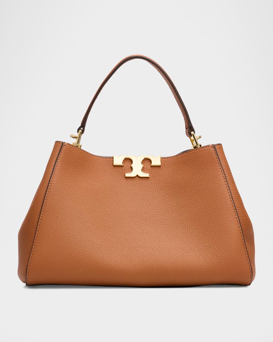 Tory Burch Eleanor Medium Soft Leather Satchel | Neiman Marcus