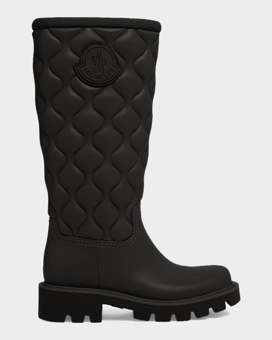 Moncler Kickstream Quilted Mid-Calf Boots | Neiman Marcus