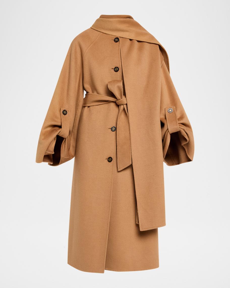 ORIMI 24AW SCARF MAXI COAT サイズ1 Zimmermann Valiant Wool Scarf Maxi Coat | Neiman Marcus