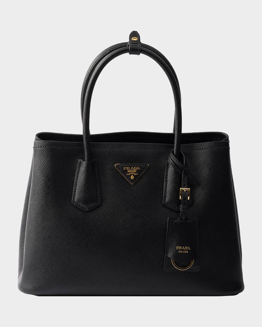 Prada Double Medium Saffiano Leather Bag | Neiman Marcus