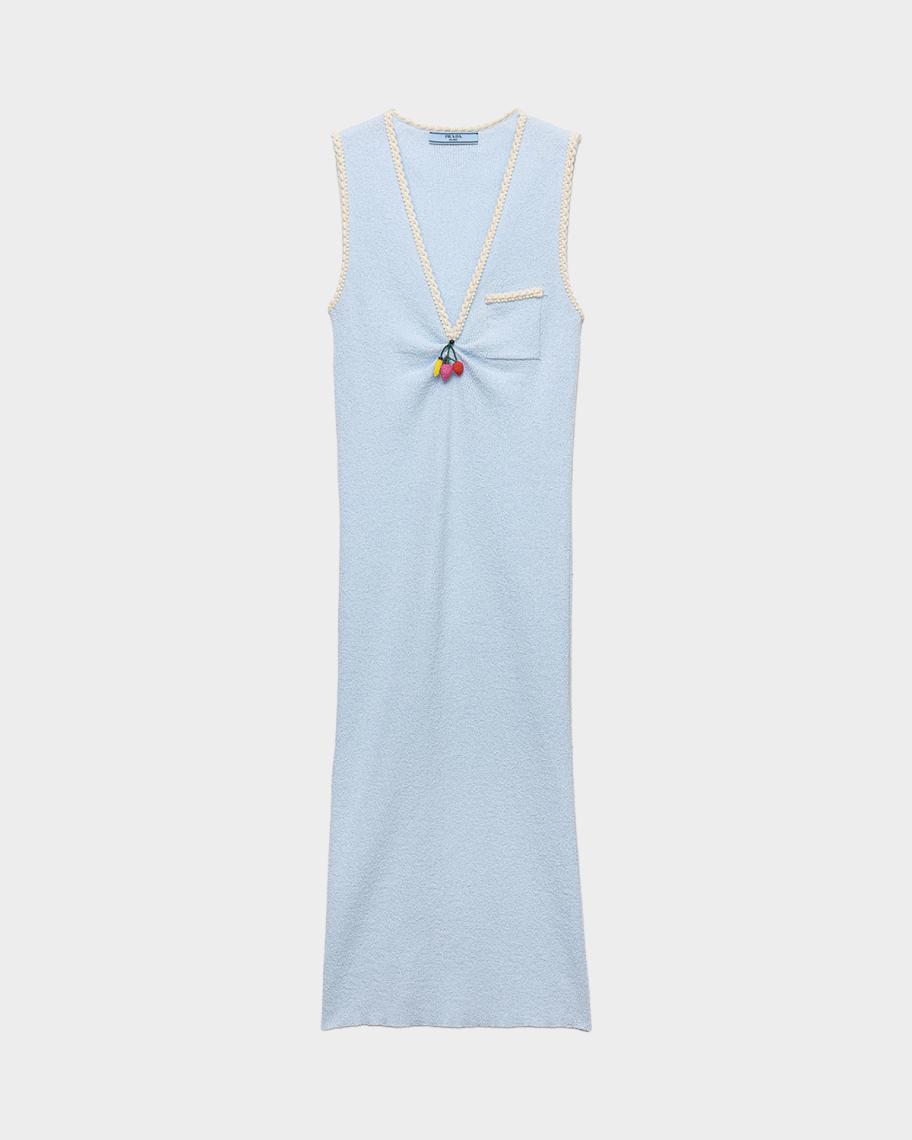 Prada Sleeveless Cotton Boucle Dress | Neiman Marcus