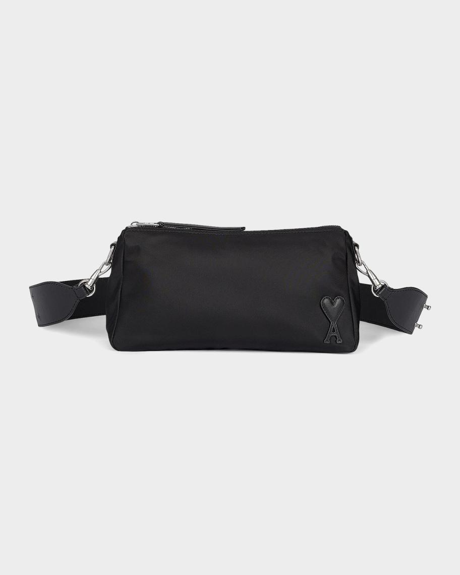 Ami Paris Logo Crossbody Bag | Neiman Marcus