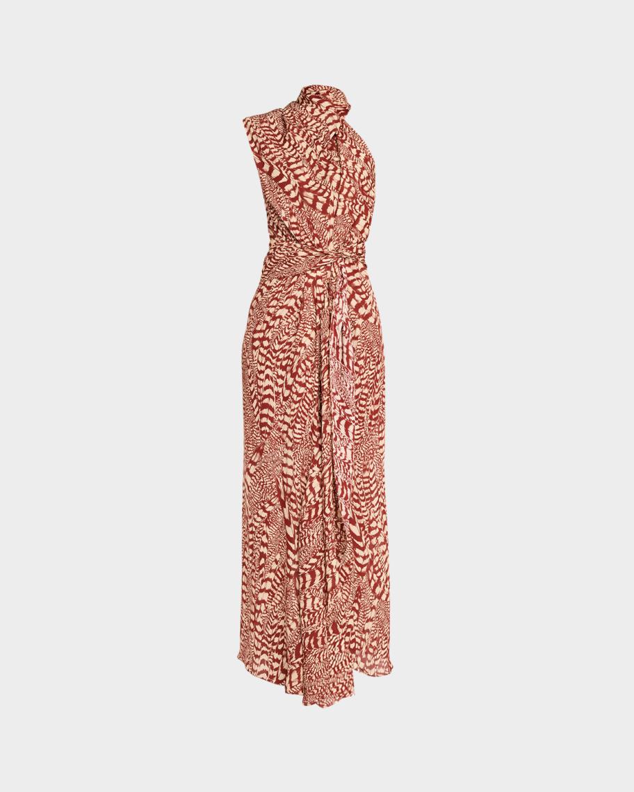 Johanna Ortiz Airborne Grace Silk Maxi Dress | Neiman Marcus