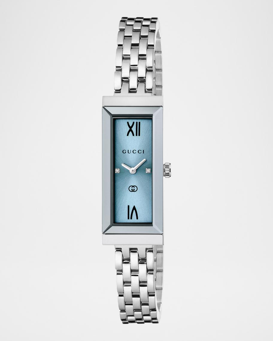 Gucci G-Frame 14x34mm Watch, Light Blue | Neiman Marcus