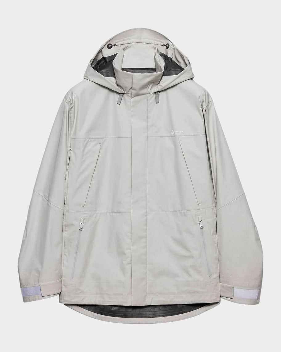 Prada Men's Technical Fabric Jacket | Neiman Marcus