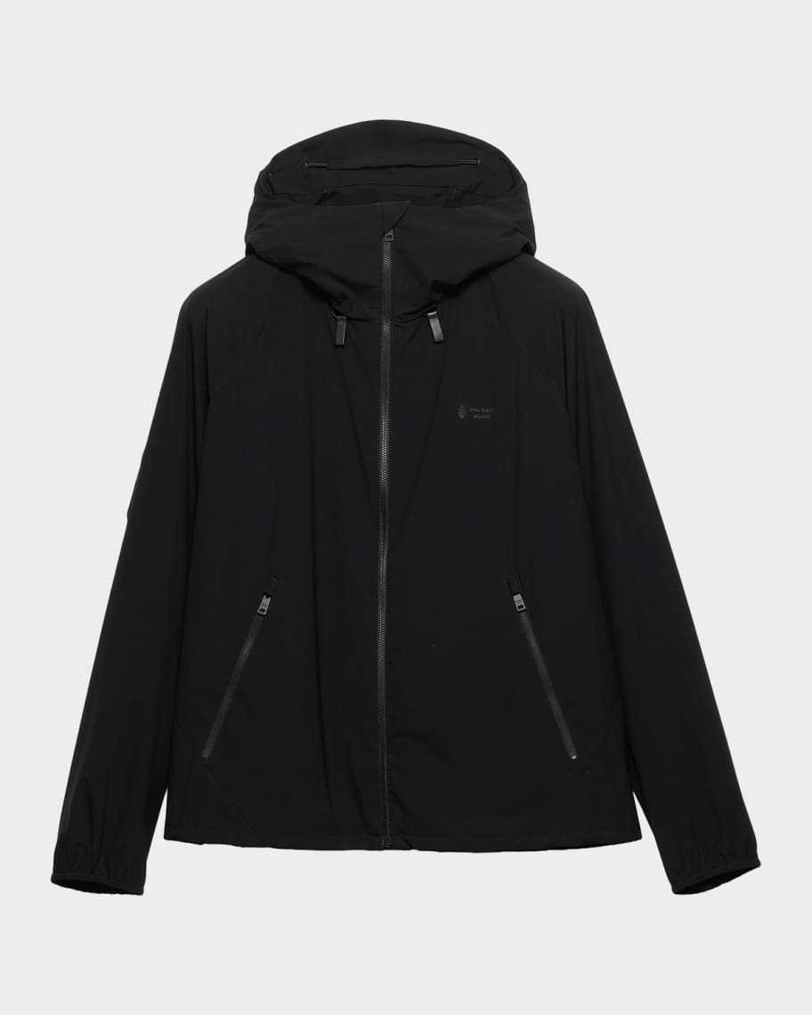 Prada Men's Hooded Re-Nylon Jacket | Neiman Marcus