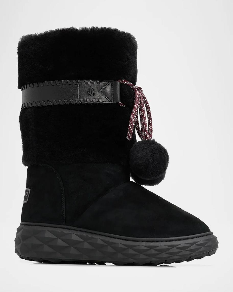 Jimmy Choo Cobi Shearling & Suede Boots | Neiman Marcus
