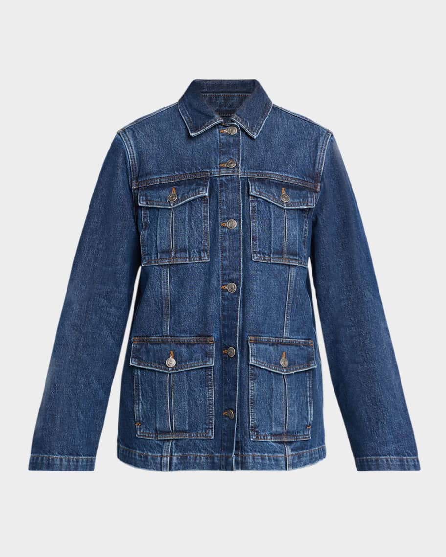 FRAME The Denim Utility Jacket | Neiman Marcus