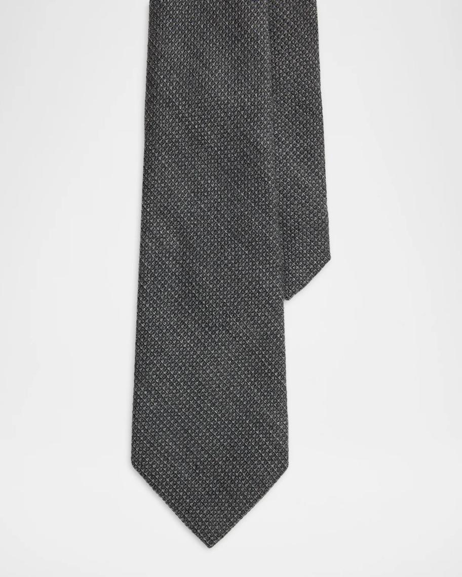 Ralph Lauren Purple Label Men's Textured Wool-Silk-Cashmere Tie ...