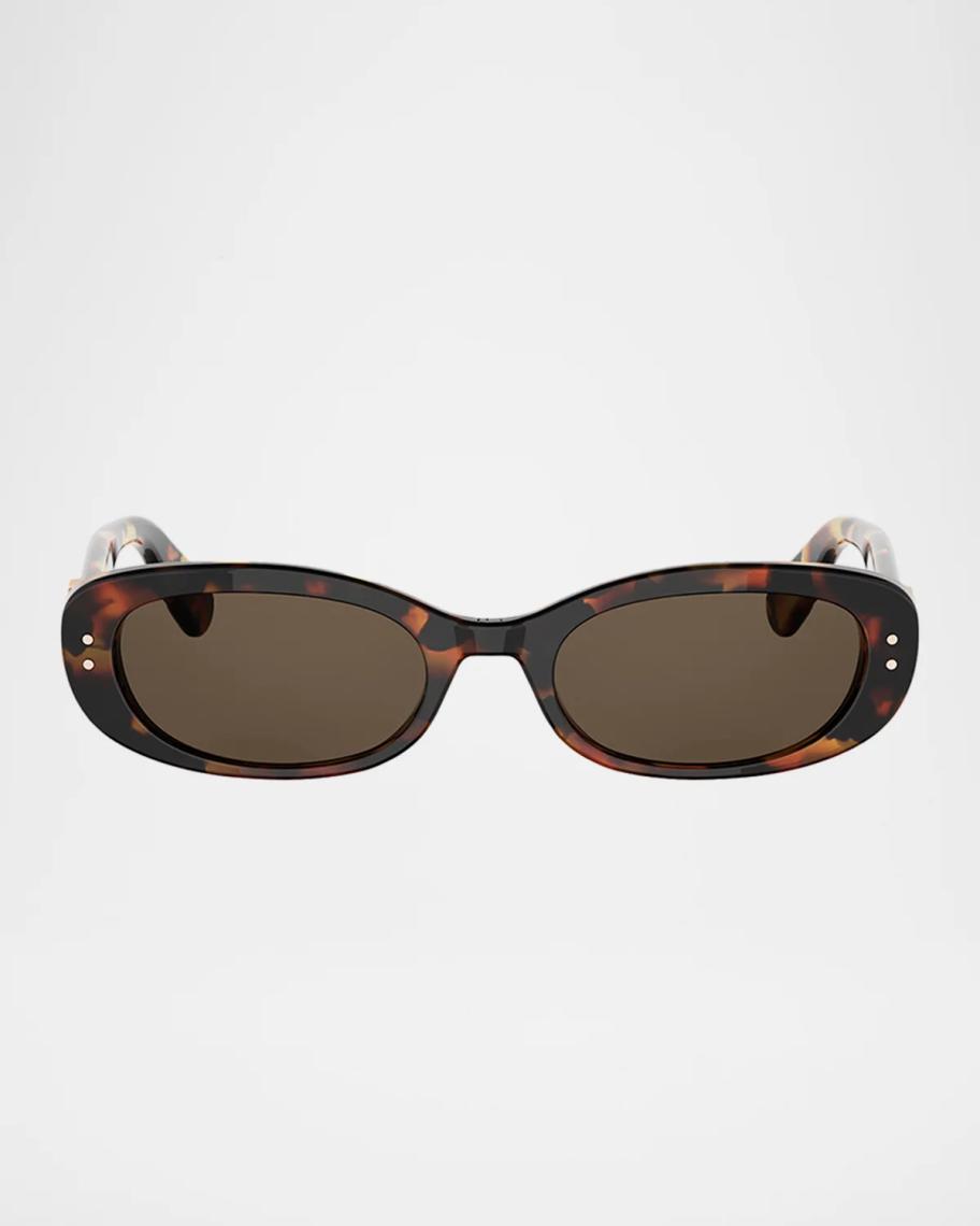 Dior Dior Oblique B1I 52MM Oval Sunglasses | Neiman Marcus