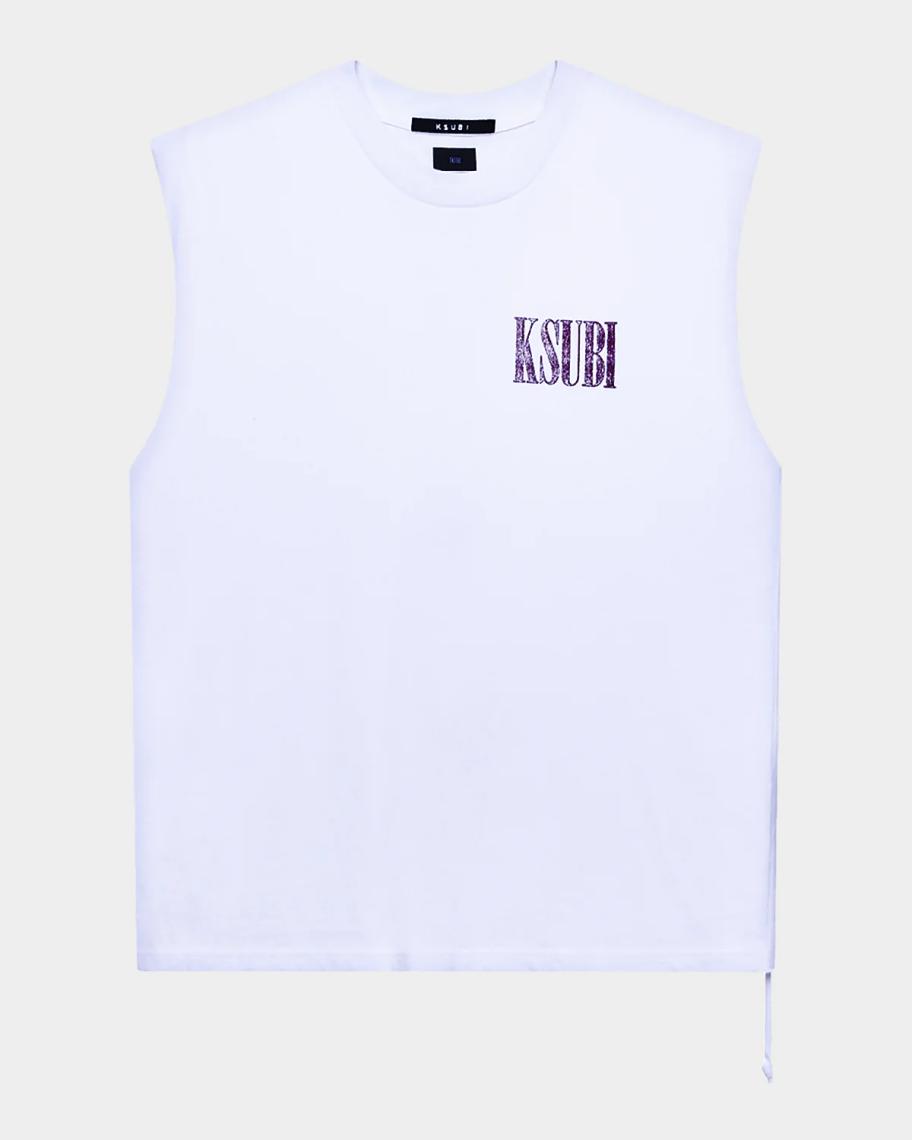 Ksubi Logo Cotton Tank | Neiman Marcus