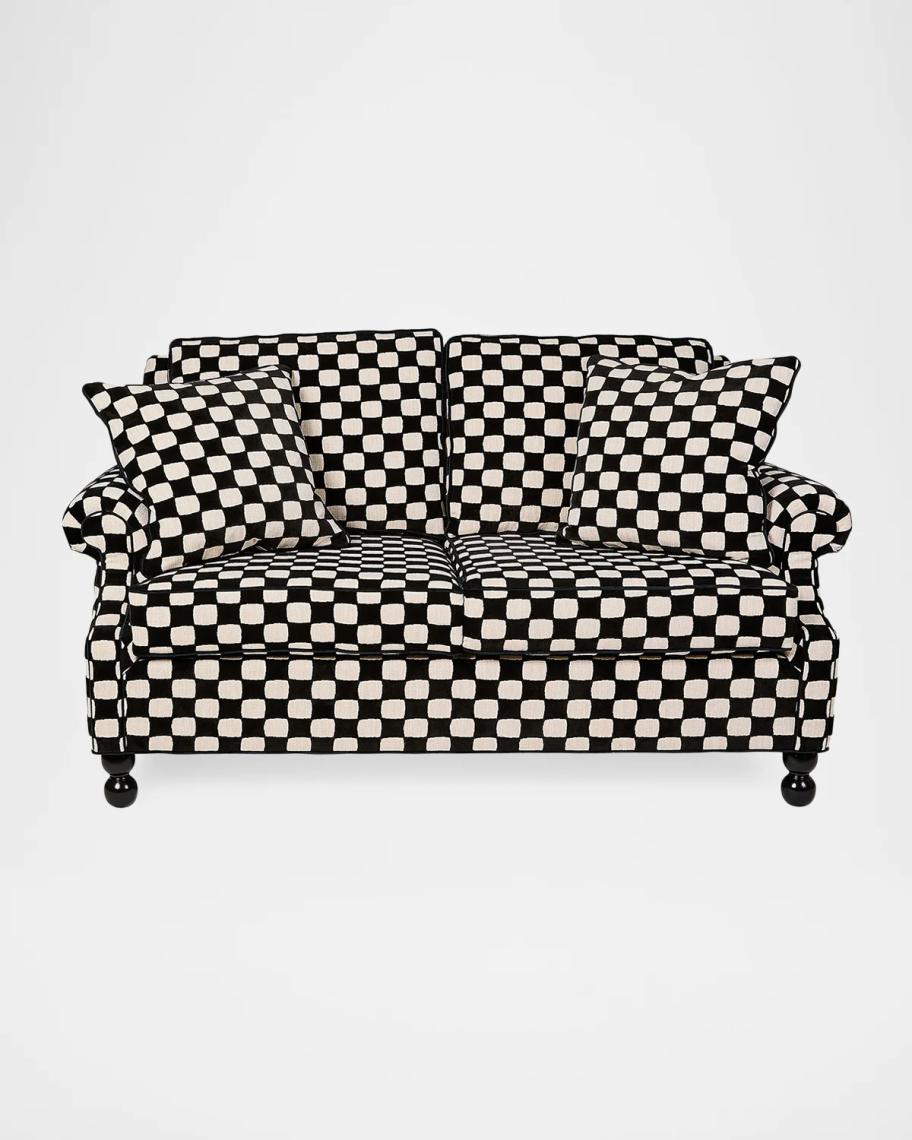 MacKenzie-Childs Gambit Settee | Neiman Marcus