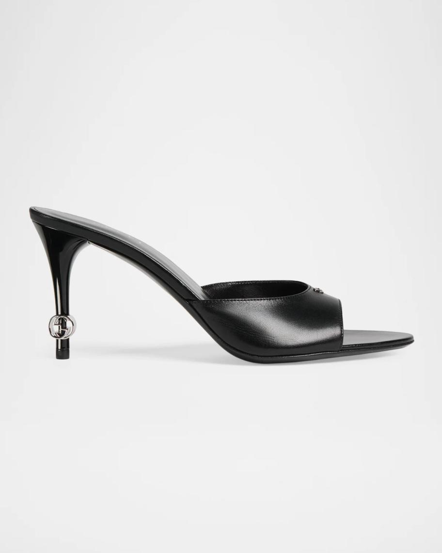 Gucci Brooks 80MM Leather Sandals | Neiman Marcus
