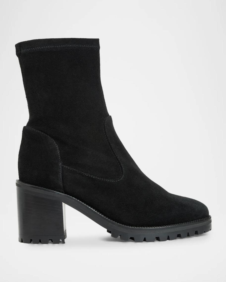 Aquatalia 75mm Joplin Waterproof Suede Ankle Boots | Neiman Marcus