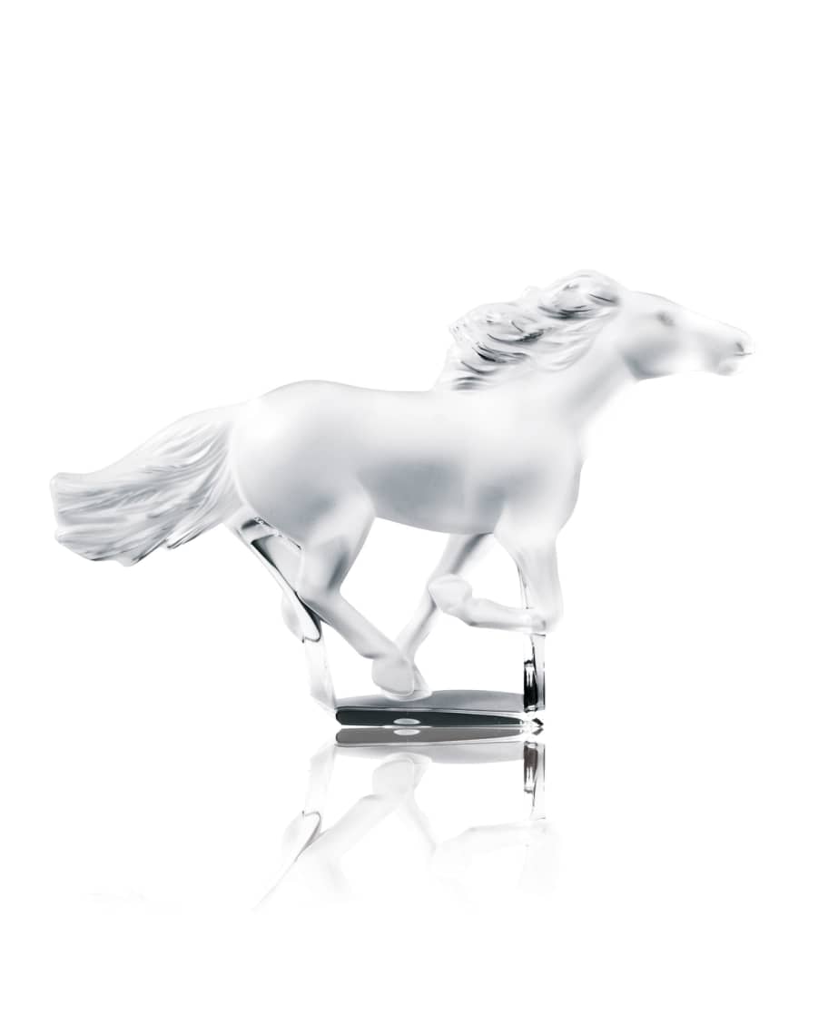 Image 1 of 1: Kazak Horse Sculpture - Clear