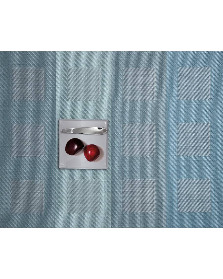 Chilewich Engineered Squares Azure Placemat Neiman Marcus