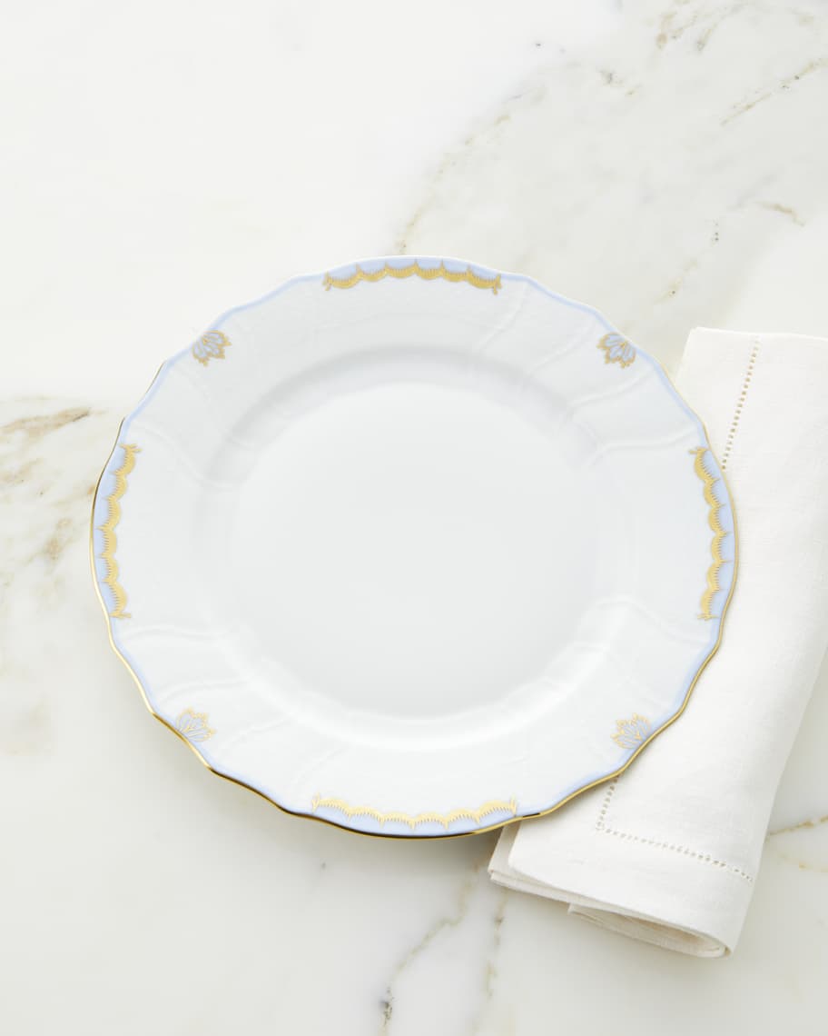 Herend Princess Victoria Dinner Plate, Light Blue Neiman Marcus