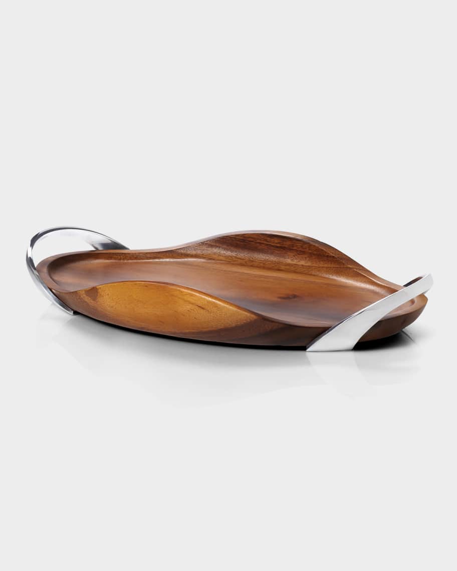 Nambe Bella Wood Tray