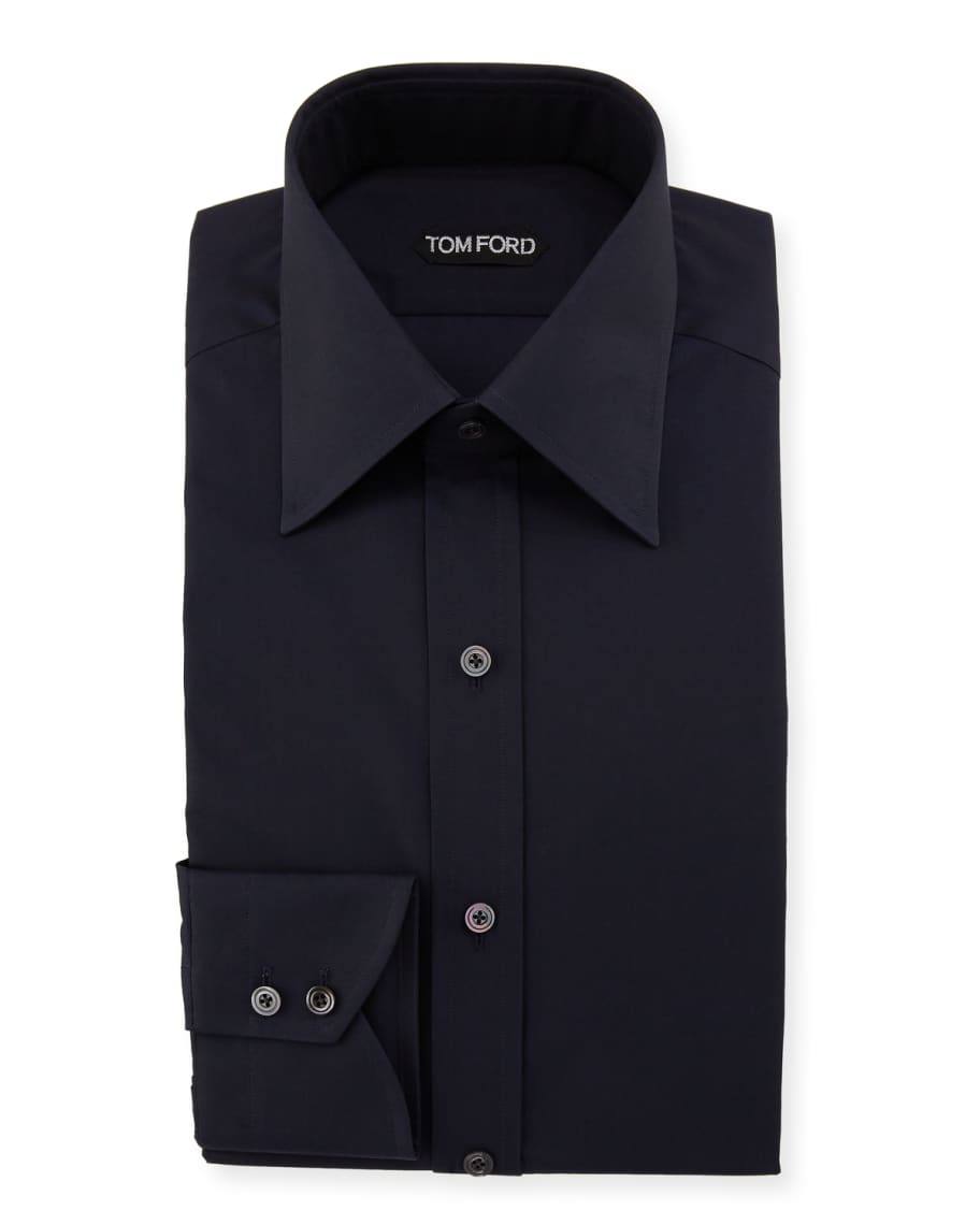 TOM FORD Men's Solid Dress Shirt | Neiman Marcus