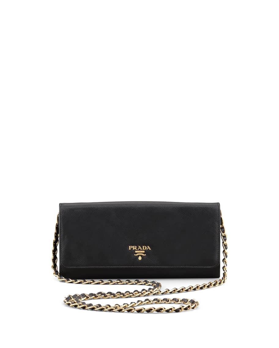 Prada chain wallet top