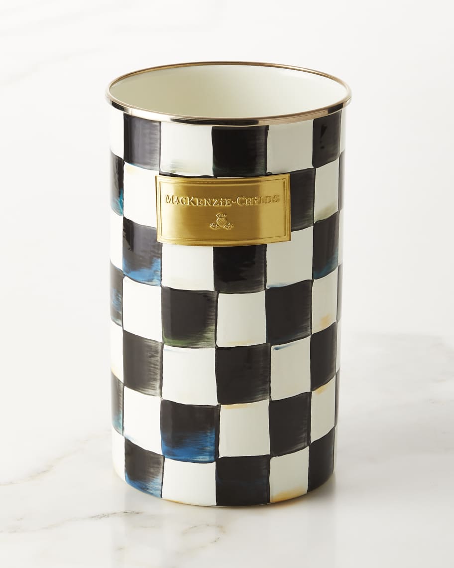MacKenzie Childs Courtly Check Utensil Holder Neiman Marcus