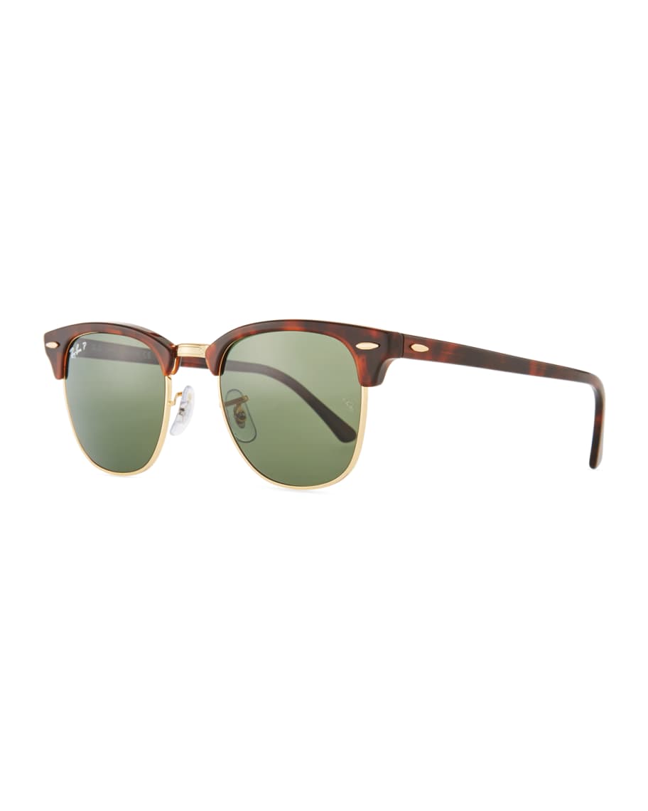 Ray Ban Men s Classic Clubmaster Polarized Half Rim Sunglasses