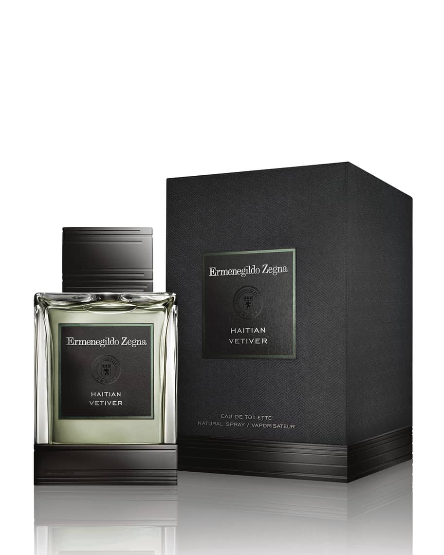 ZEGNA Men's Essenze Haitian Vetiver Eau de Toilette, 4.2 oz./ 124
