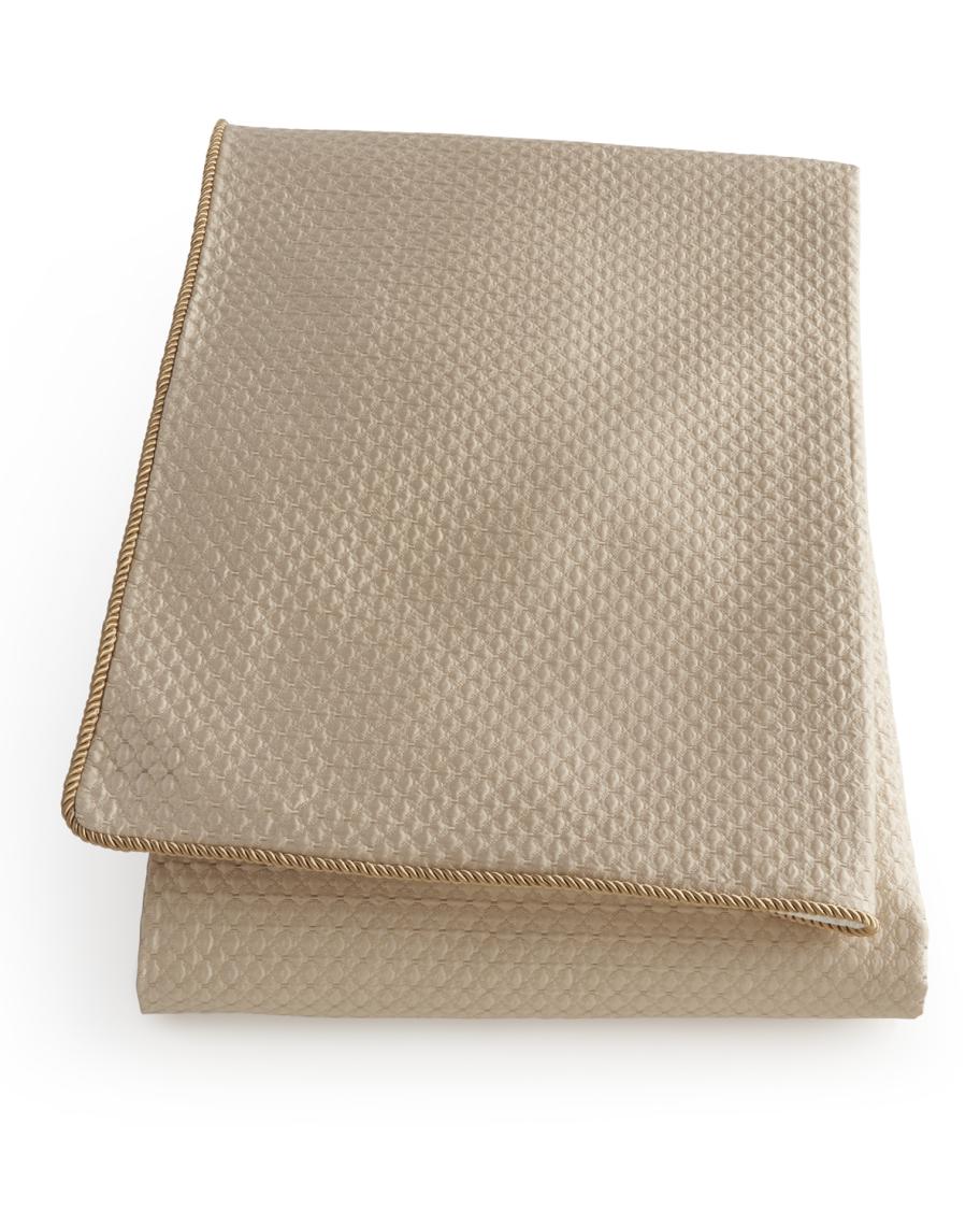Austin Horn Collection Antoinette Diamond-Stitch Coverlet, Queen ...