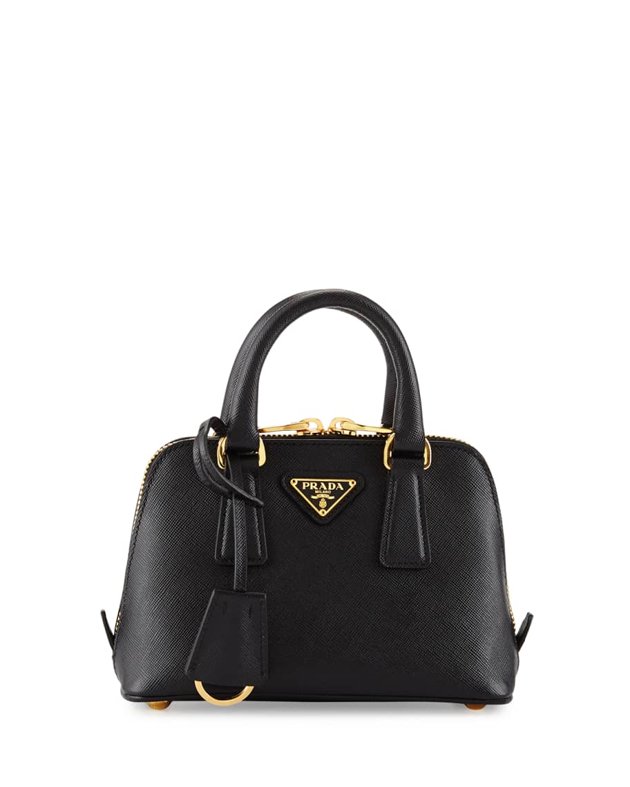 Prada Saffiano Mini Promenade Bag Neiman Marcus