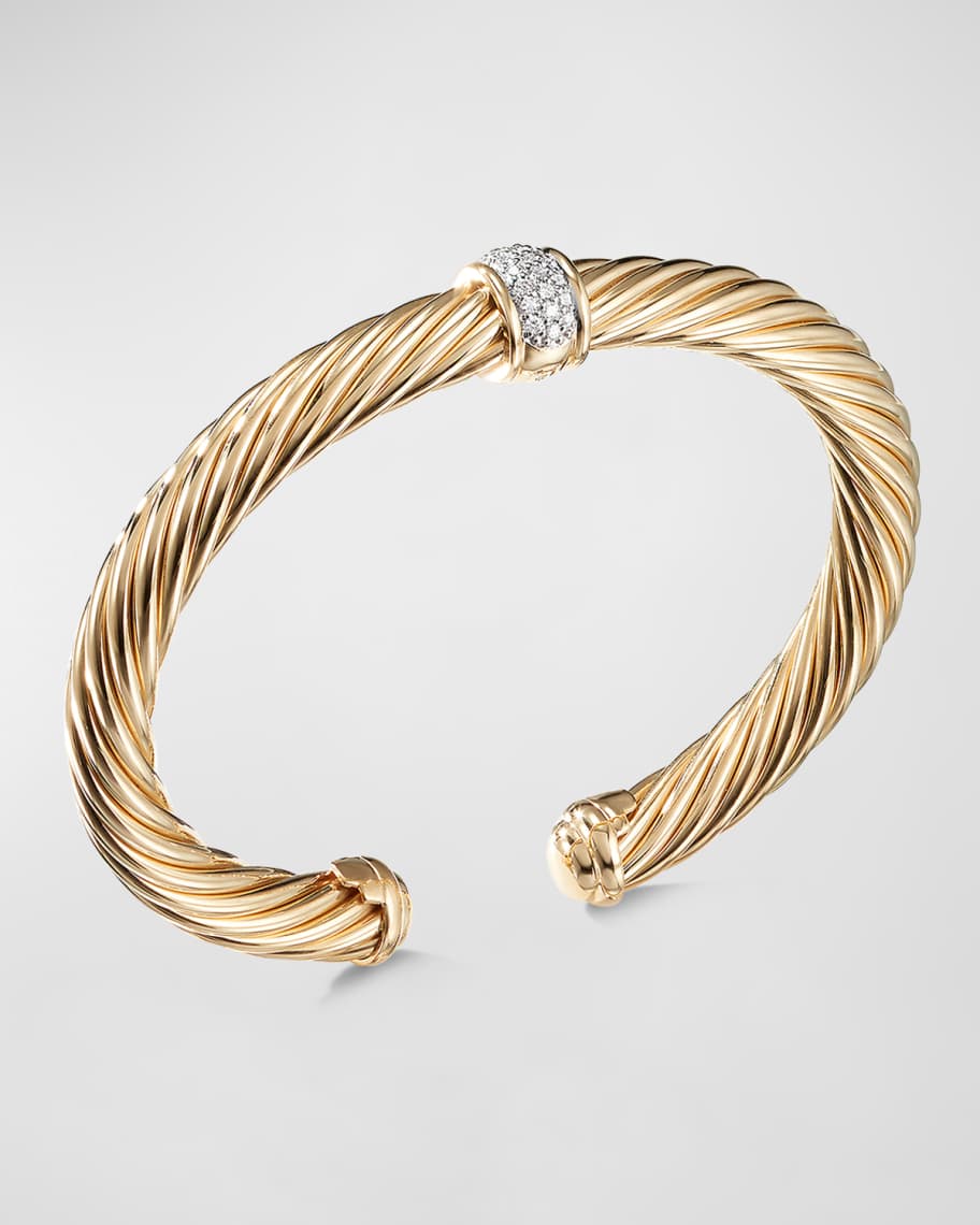 David yurman women's cable classics bracelet and gold clearance