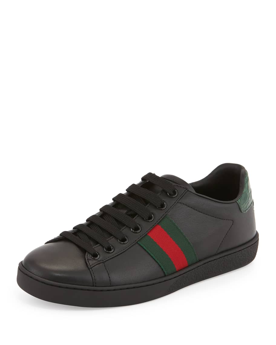 Gucci Ace Star & Bee Sneakers | Neiman Marcus