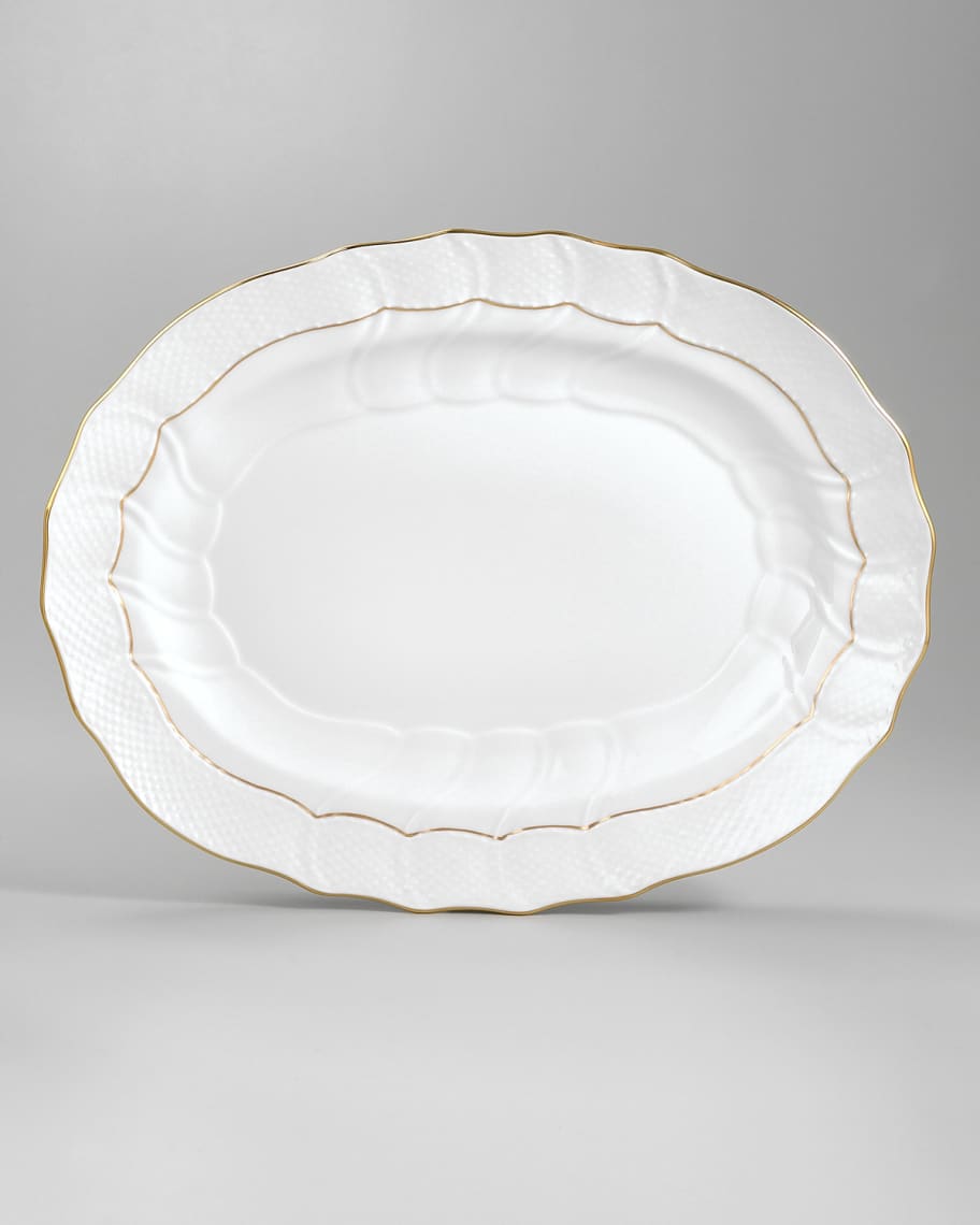Herend - Golden Edge Platter, 15"