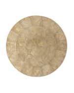 Image 2 of 3: Kim Seybert Champagne Capiz Placemat