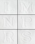 Image 4 of 4: Matouk Auberge Monogrammed Fingertip Towel