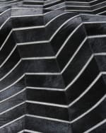 Image 3 of 8: Exquisite Rugs Forbes Hairhide Rug, 8' x 11'