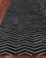 Image 1 of 8: Exquisite Rugs Forbes Hairhide Rug, 8' x 11'