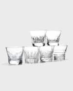 Image 4 of 4: Baccarat Everyday Baccarat Assorted Old Fashion Tumblers, Set of 6