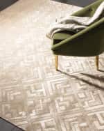 Image 3 of 3: Ralph Lauren Home Deco Bas Hand-Knotted Rug, 6' x 9'