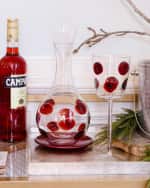 Image 2 of 2: Vietri Drop Wine Glass