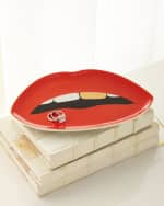Image 1 of 3: Jonathan Adler Lip-Shaped Tray