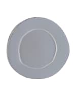 Image 1 of 3: Vietri Lastra Salad Plate, Gray