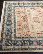 Image 3 of 3: Lauren Ralph Lauren Marqaux Navy Power-Loomed Rug, 8' x 10'